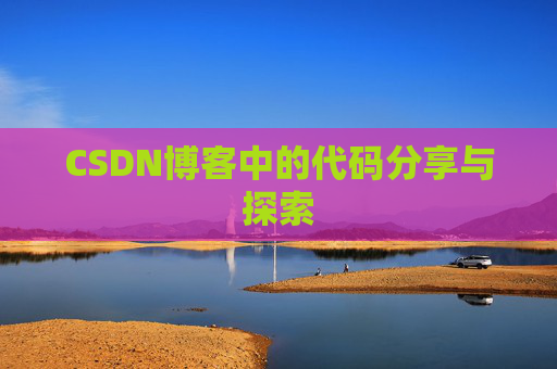 CSDN博客中的代码分享与探索
